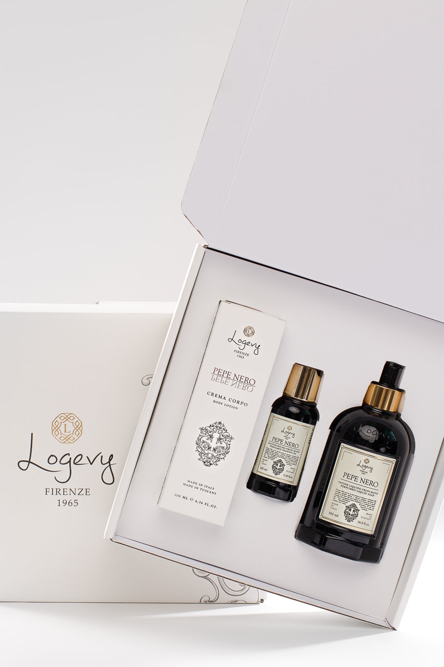 Logevy Firenze 1965 PEPE NERO Body Care Gift Box
