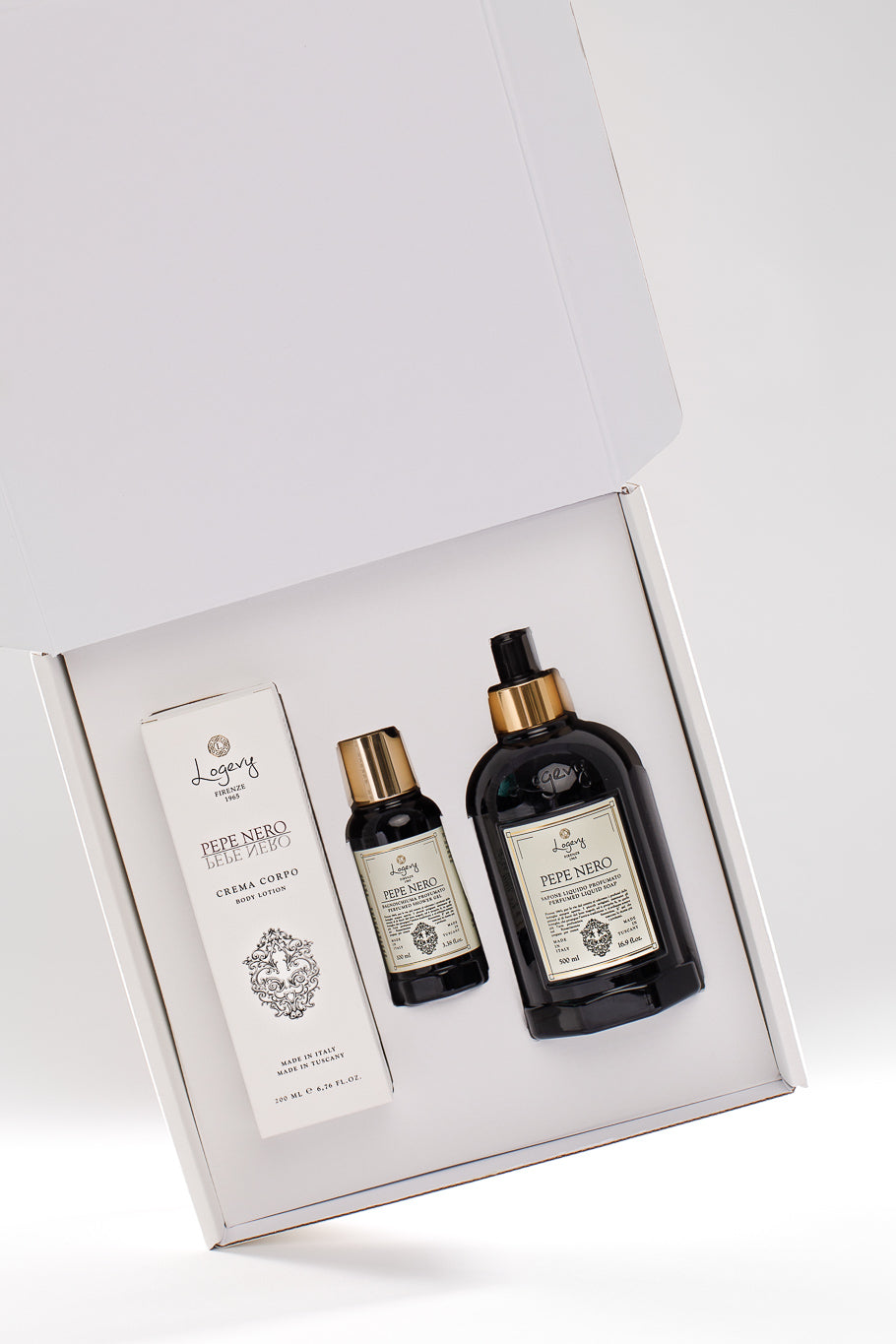 Logevy Firenze 1965 PEPE NERO Body Care Gift Box